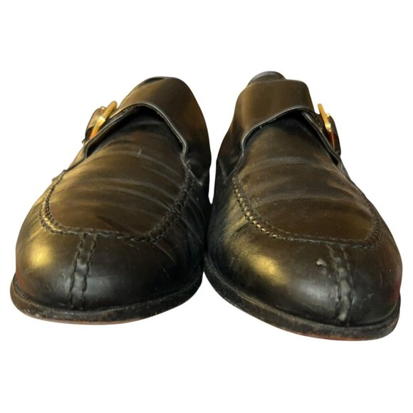 Mezlan Winthrop Black Leather Apron Split Toe Monk Strap Shoes Mens 13 M Spain main image 15